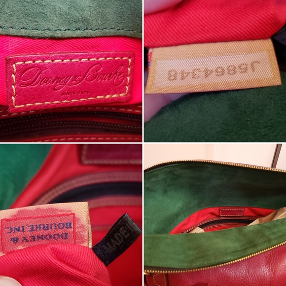 Dooney and Bourke Florentine the Smith Bag Red - Picture 4 of 11
